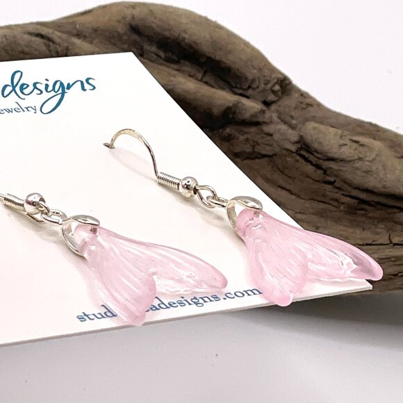 Sterling Silver Mermaid Tail Earrings-New! - Picture 3 of 4